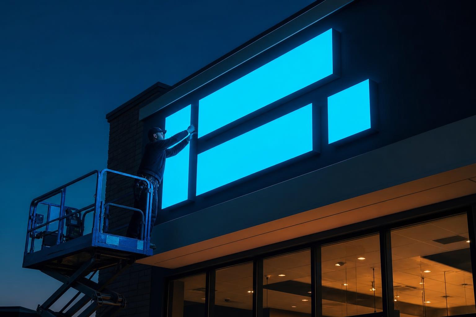 Signage work by SkyScrappers